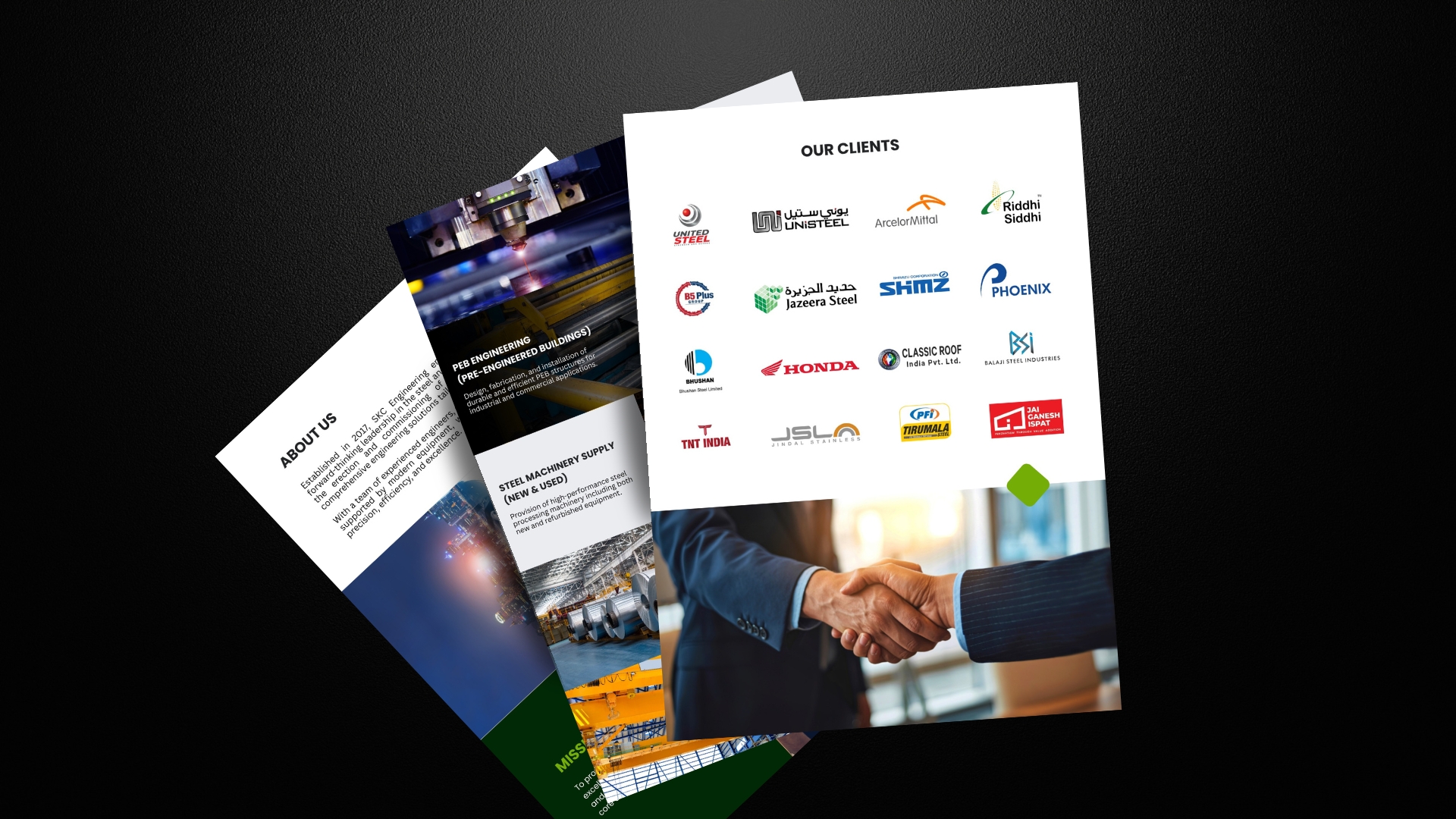 SKC Engineering Brochure Design Mockup 3